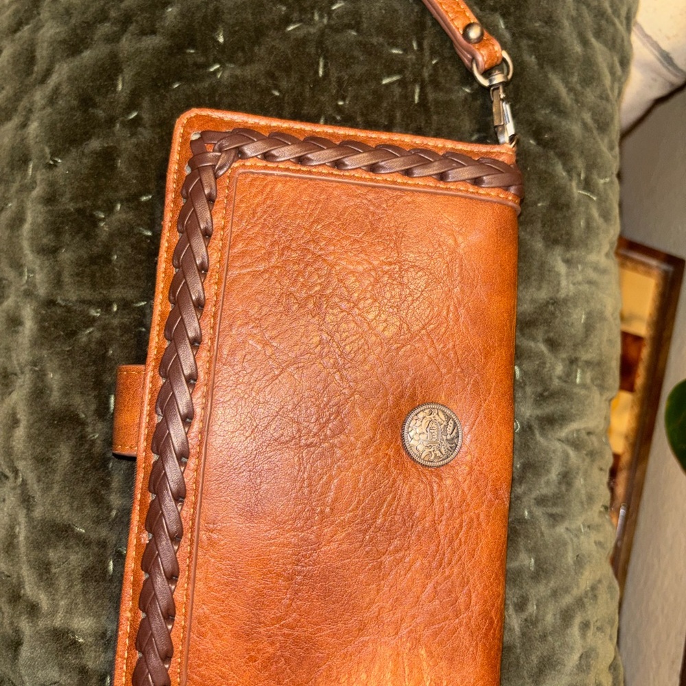 Justin Boots Brown Leather Wallet